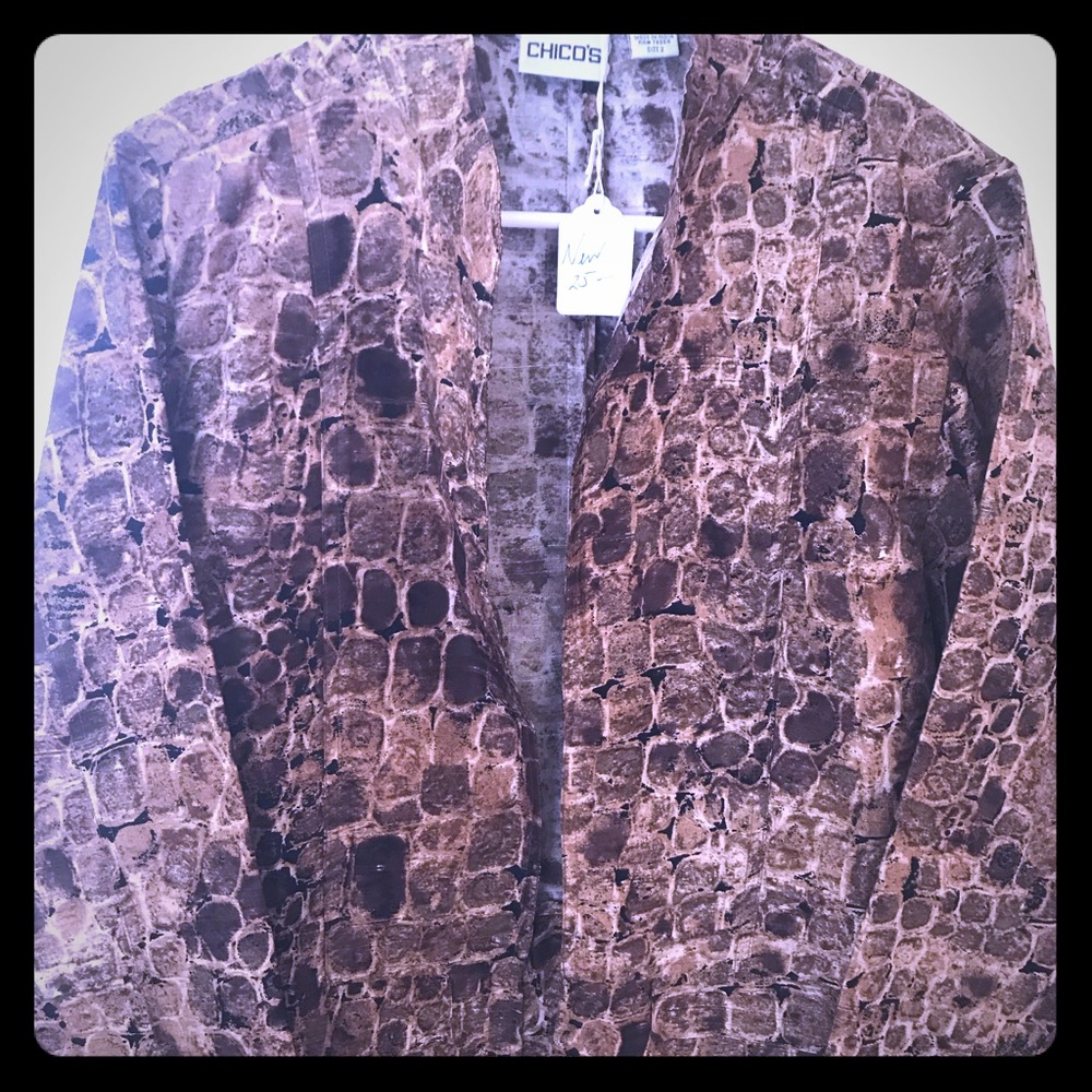 Silk Chico’s over shirt